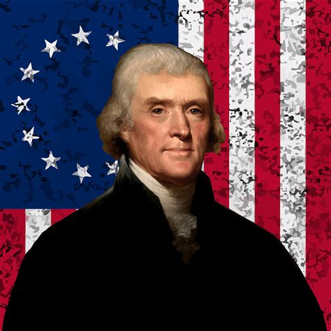 jefferson with flag